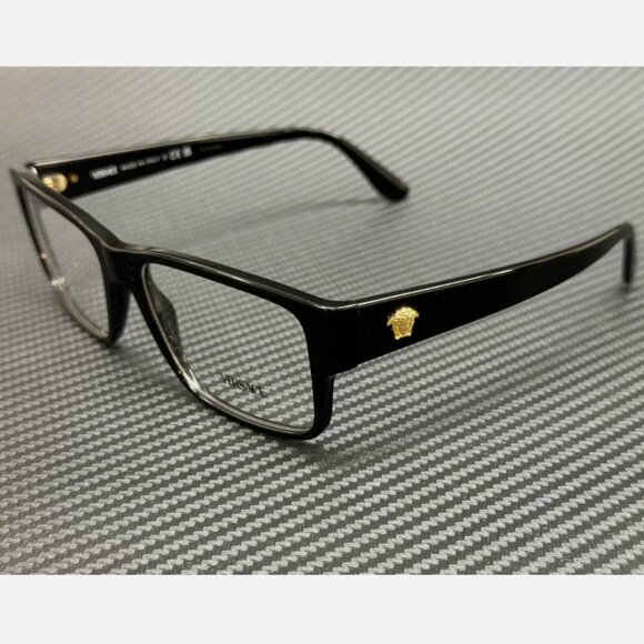SALE! Versace Black Men's 57mm Eyeglasses